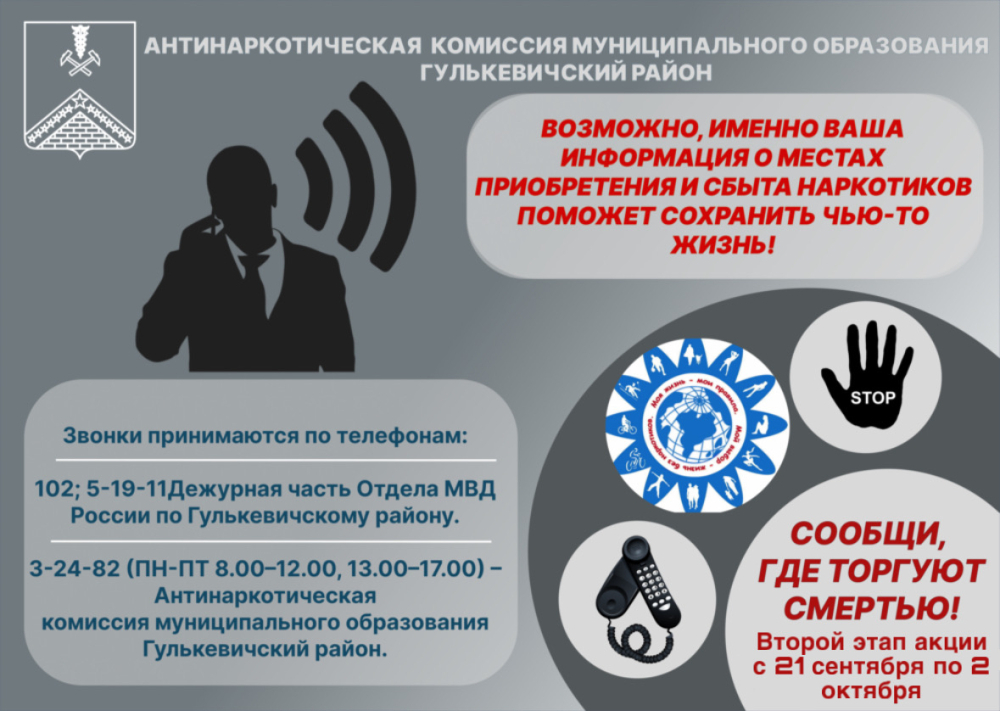 Сообщи, где торгуют смертью! II этап